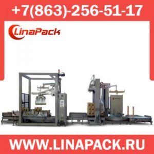 Автоматический паллетайзер с послойным формированием паллеты на базе декартовой системы