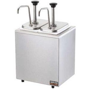 Дозатор для густых соусов настольный Server SB-2 79890 (BLACK KNOBS)