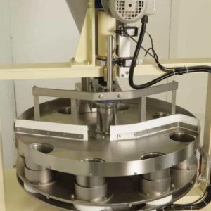 Дозатор объемный револьверный с телескопическими чашками DT 45
