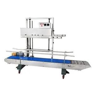 Конвейерный запайщик пакетов Hualian Machinery FRM-1370AL/M для тяжёлых мешков (с датером)