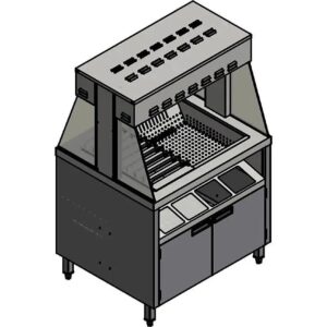 Станция хранения и фасовки картофеля фри Follett L900, 900x750х1450 мм