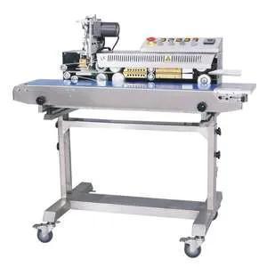 Запайщик пакетов конвейерный Hualian Machinery FRS-1010III с датой